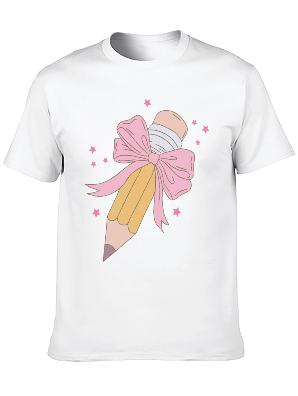 Pencil & Bow Graphic Tee - Black