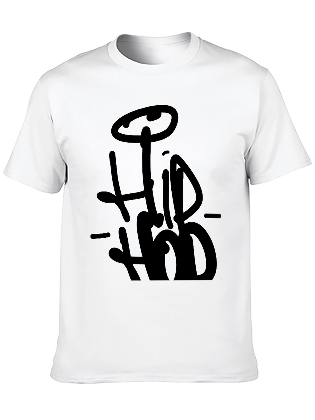Hip Hop Style Black T-Shirt