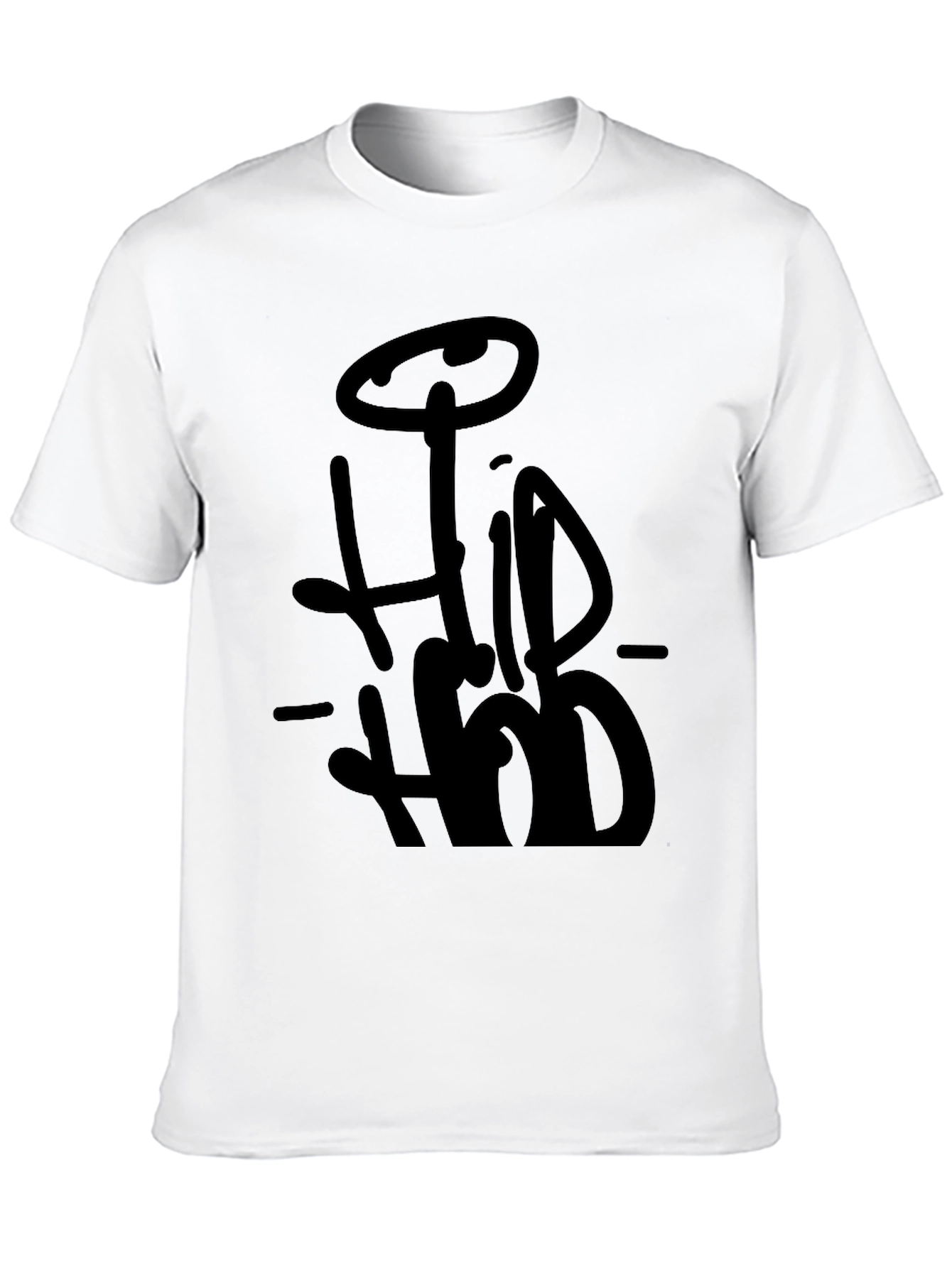 Hip Hop Style Black T-Shirt