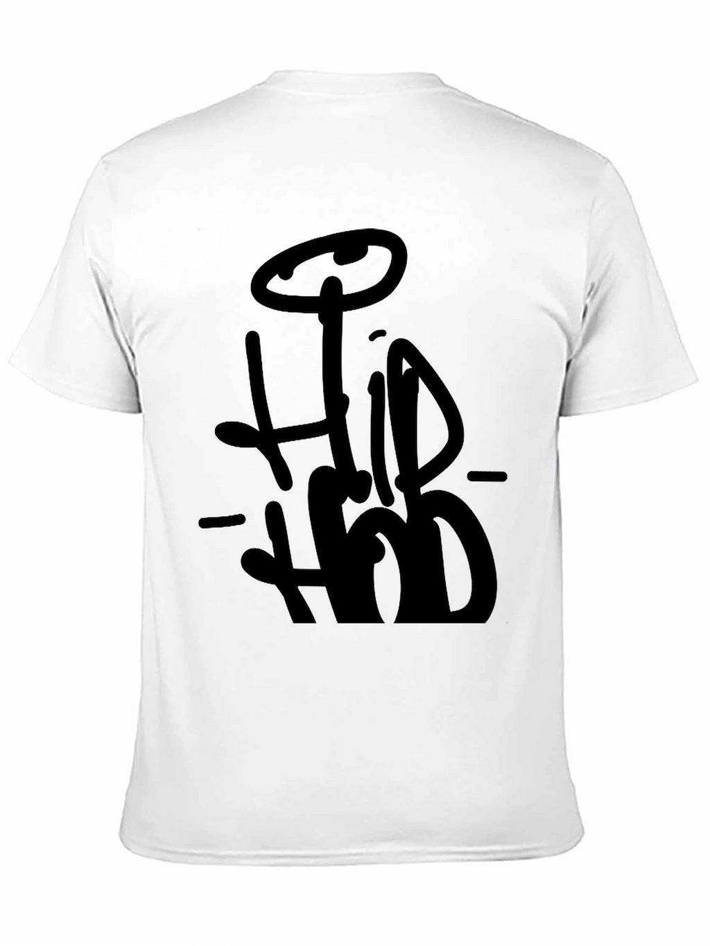 Hip Hop Style Black T-Shirt