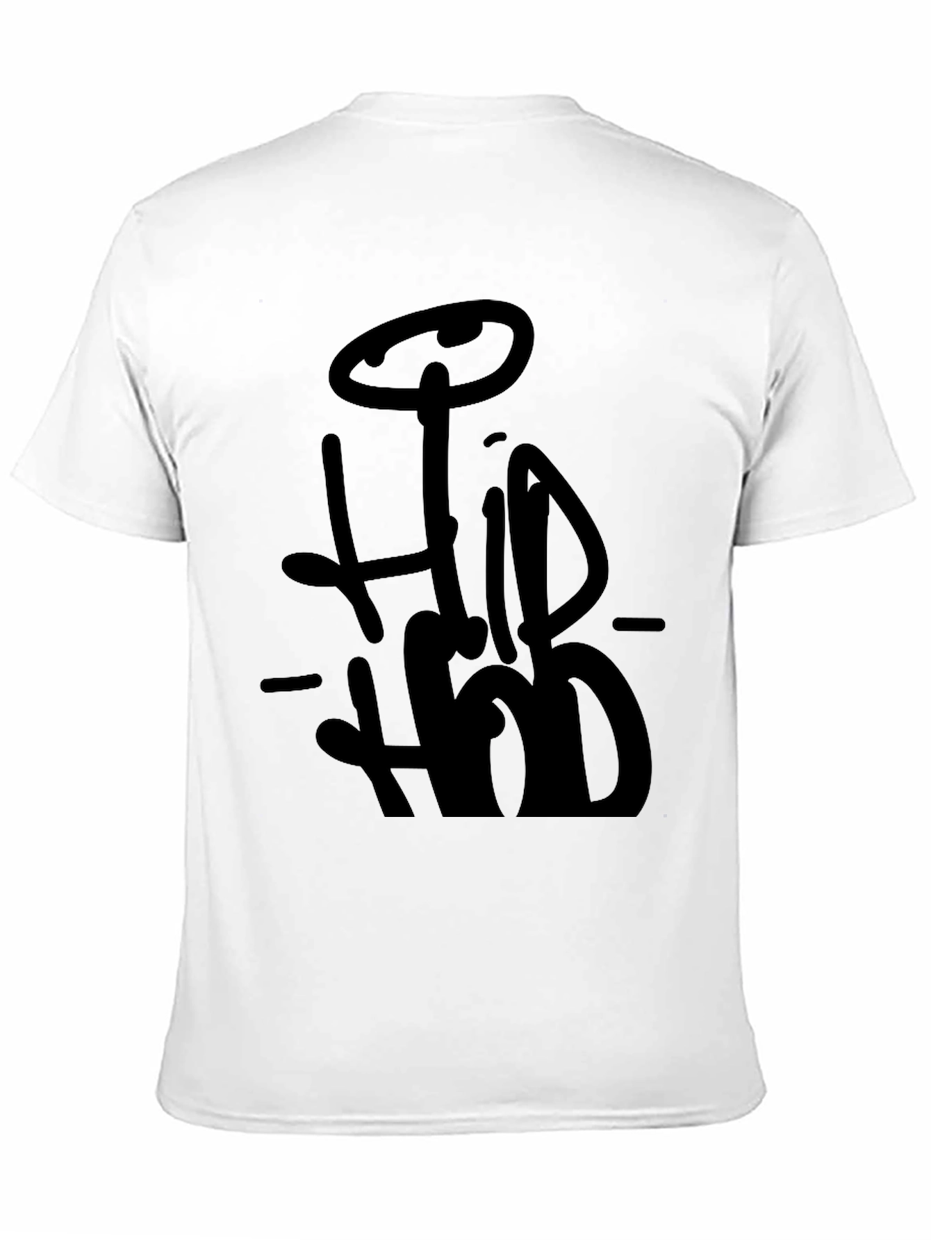 Hip Hop Style Black T-Shirt