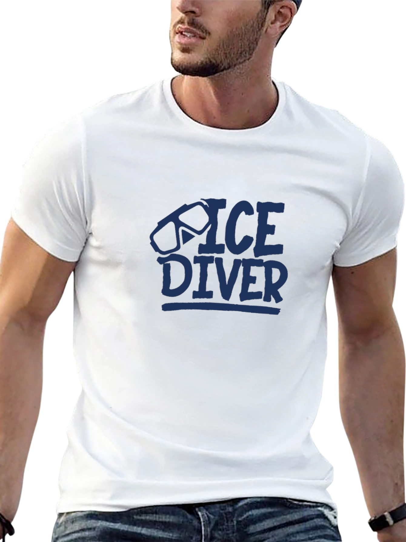 Ice Diver Graphic T-Shirt - Unisex Cotton Tee