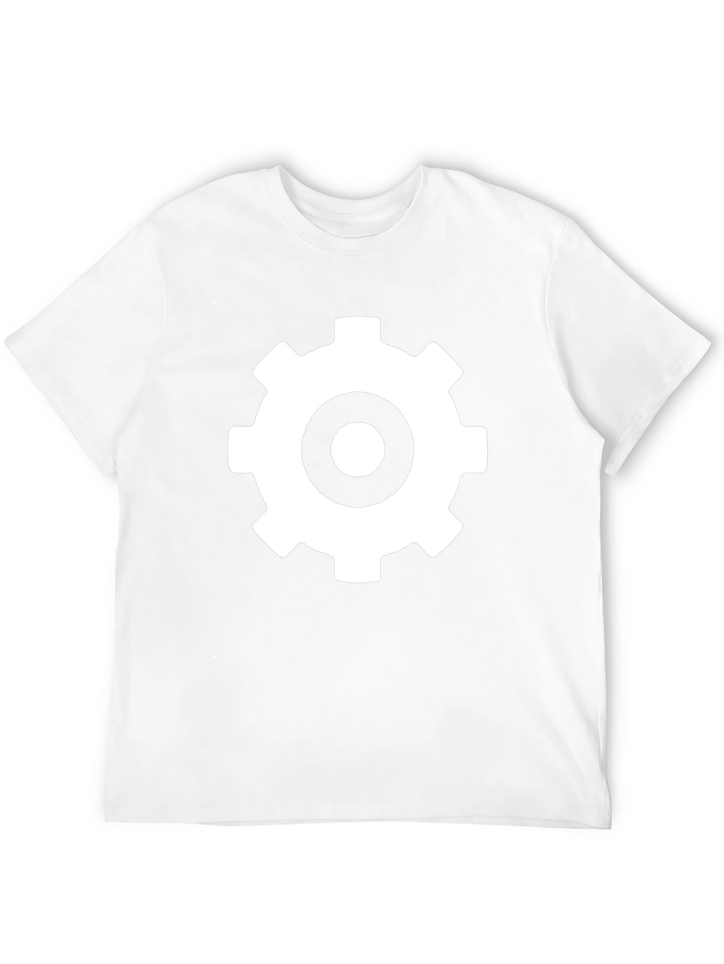 Gear Graphic Black Tee - Modern Casual Style
