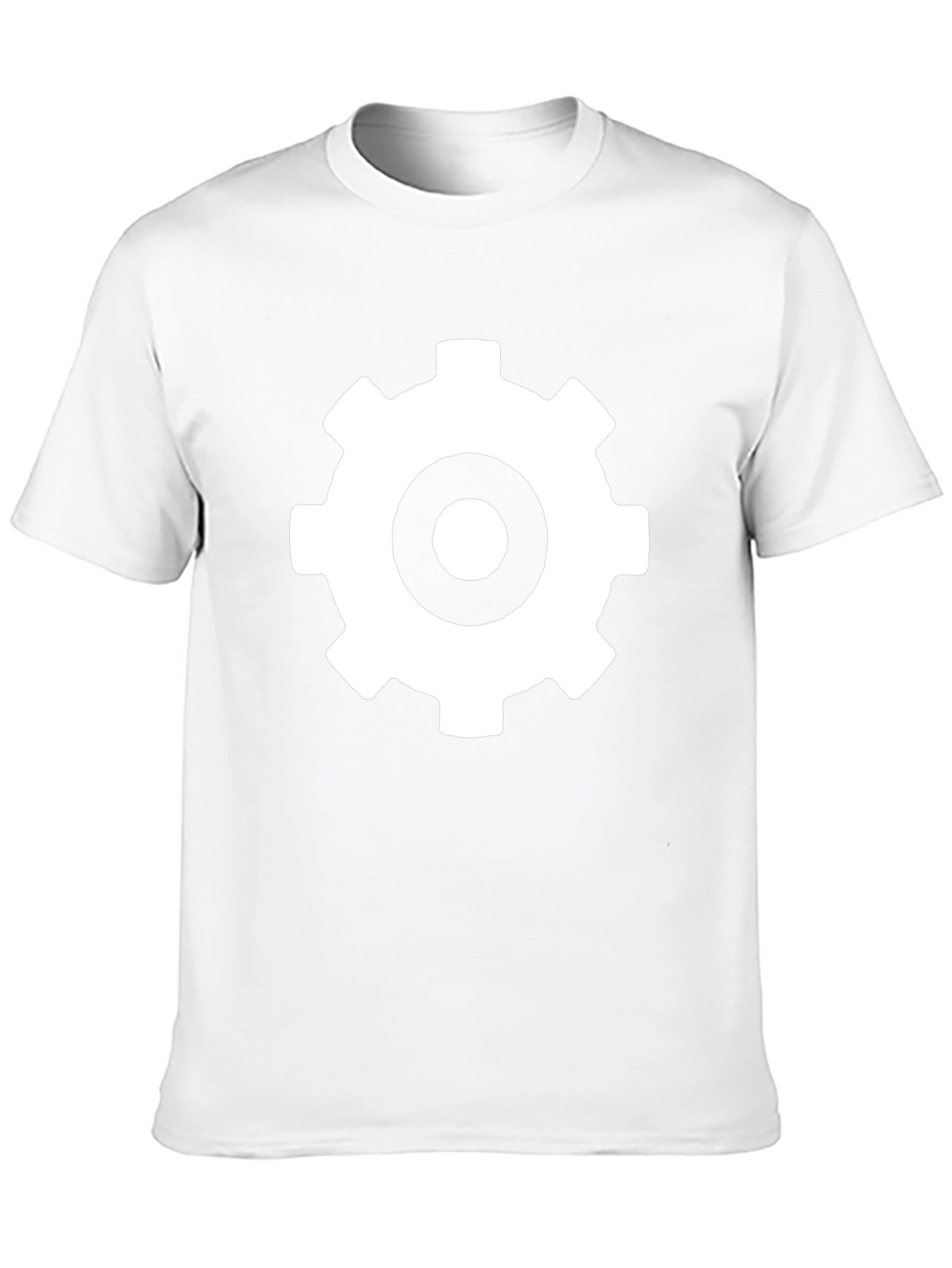 Gear Graphic Black Tee - Modern Casual Style