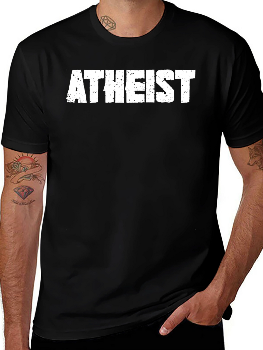 Atheist Graphic T-Shirt - Bold Statement Tee