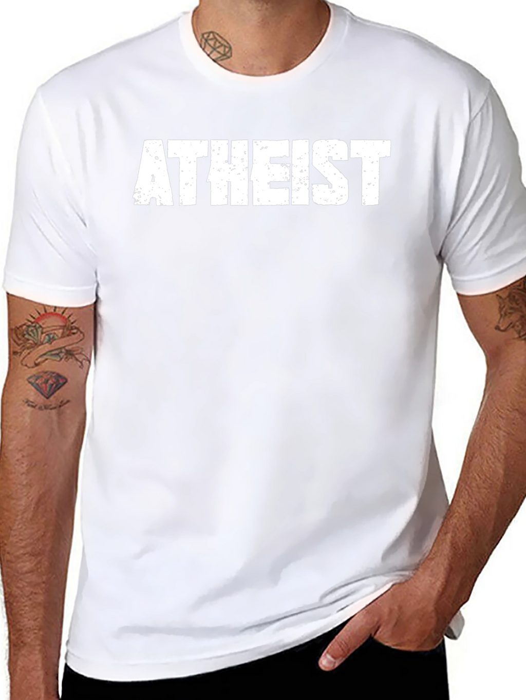 Atheist Graphic T-Shirt - Bold Statement Tee