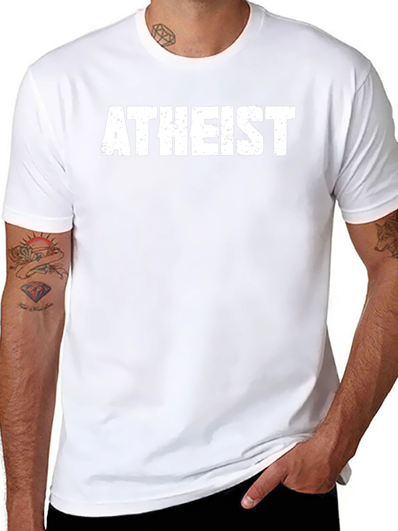 Atheist Graphic T-Shirt - Bold Statement Tee
