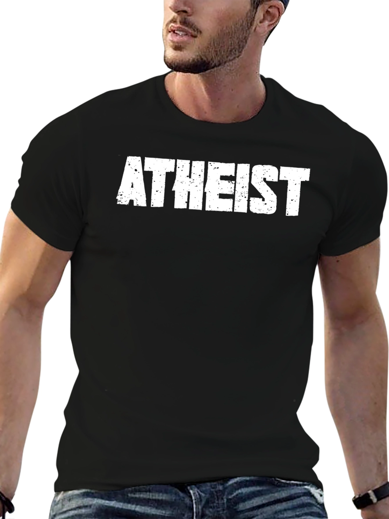 Atheist Graphic T-Shirt - Bold Statement Tee