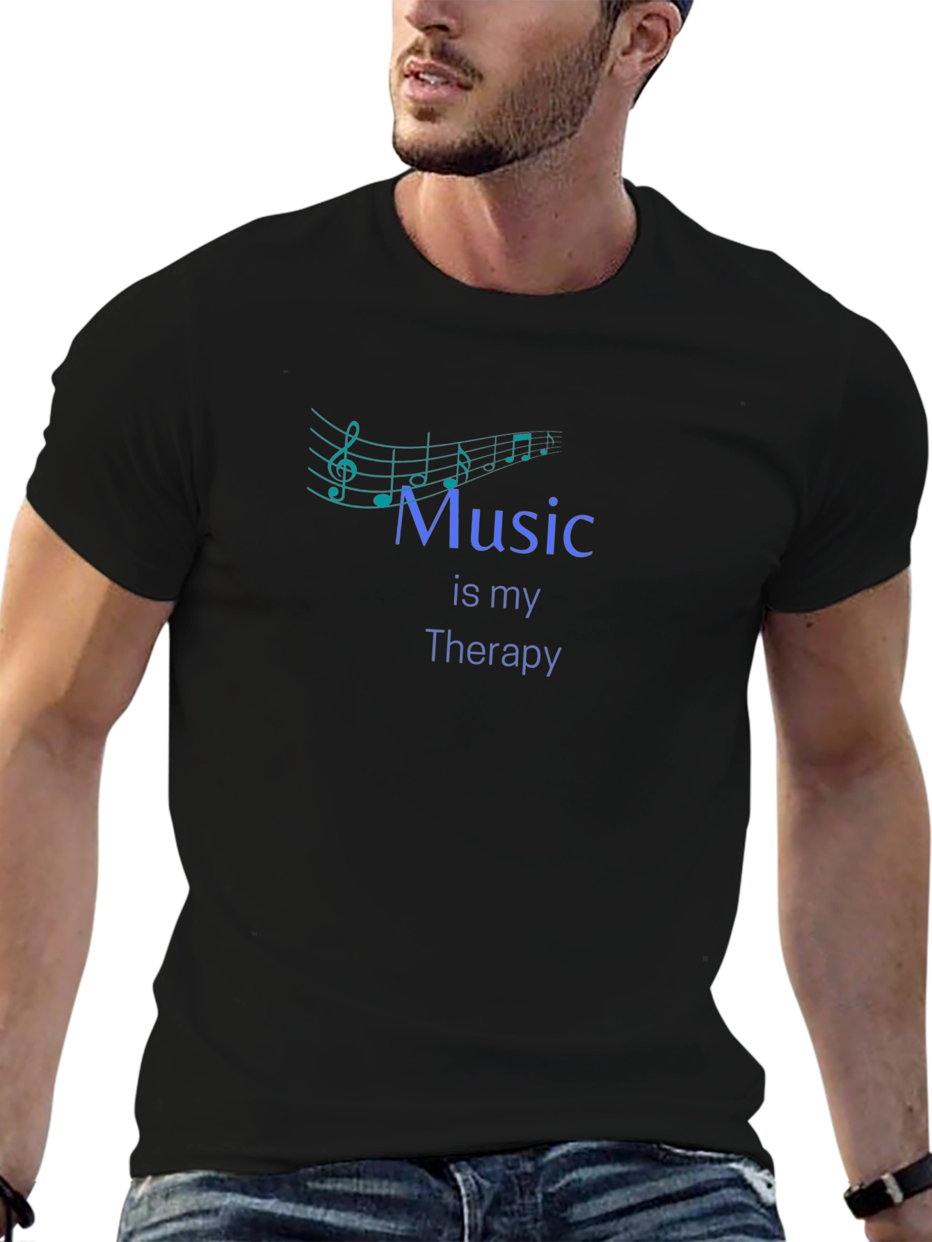 Music is My Therapy T-Shirt