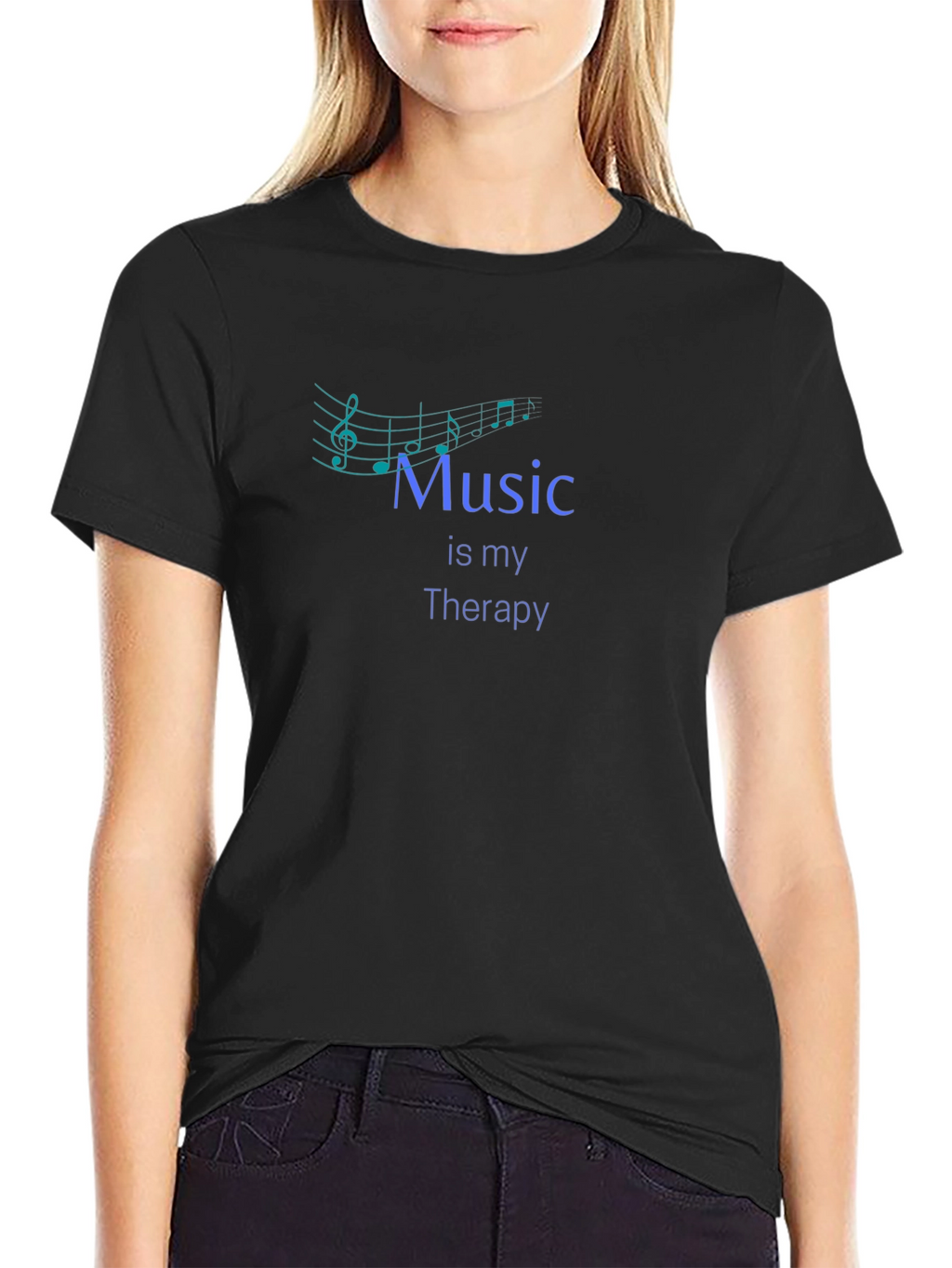 Music is My Therapy T-Shirt