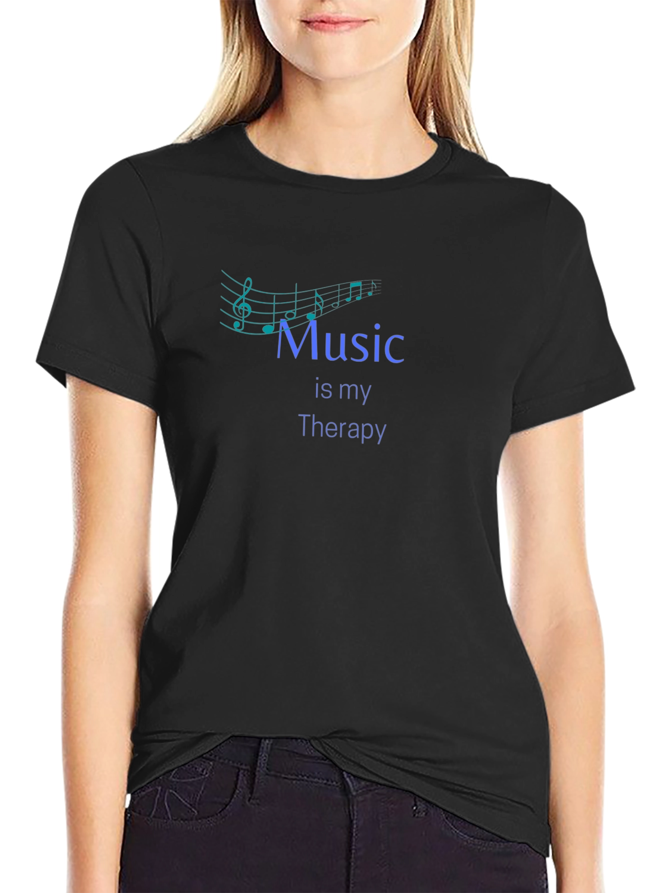 Music is My Therapy T-Shirt