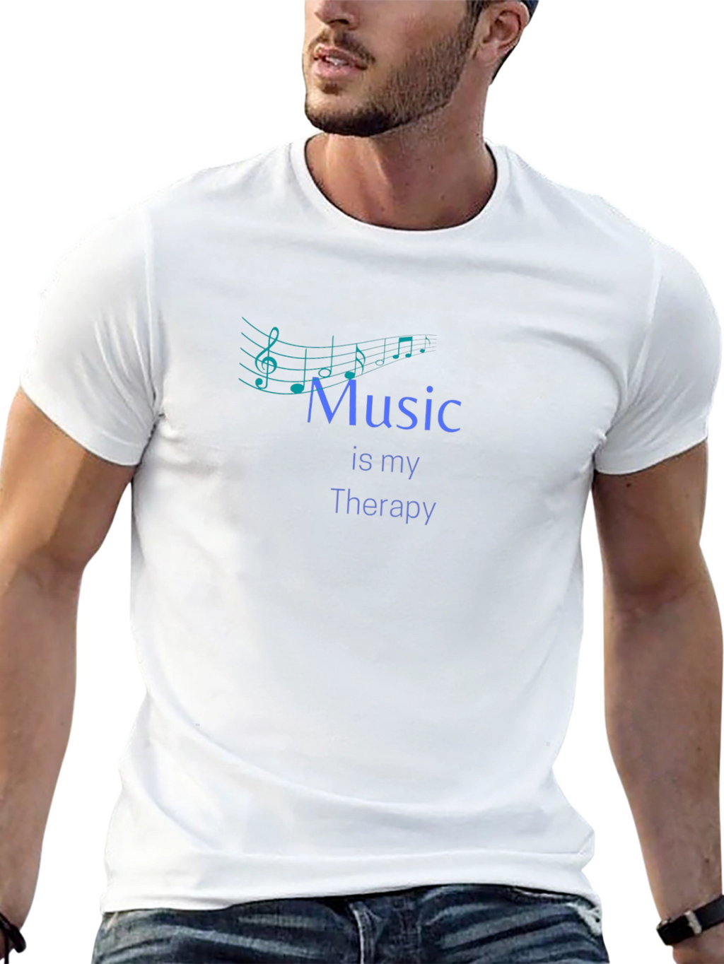 Music is My Therapy T-Shirt