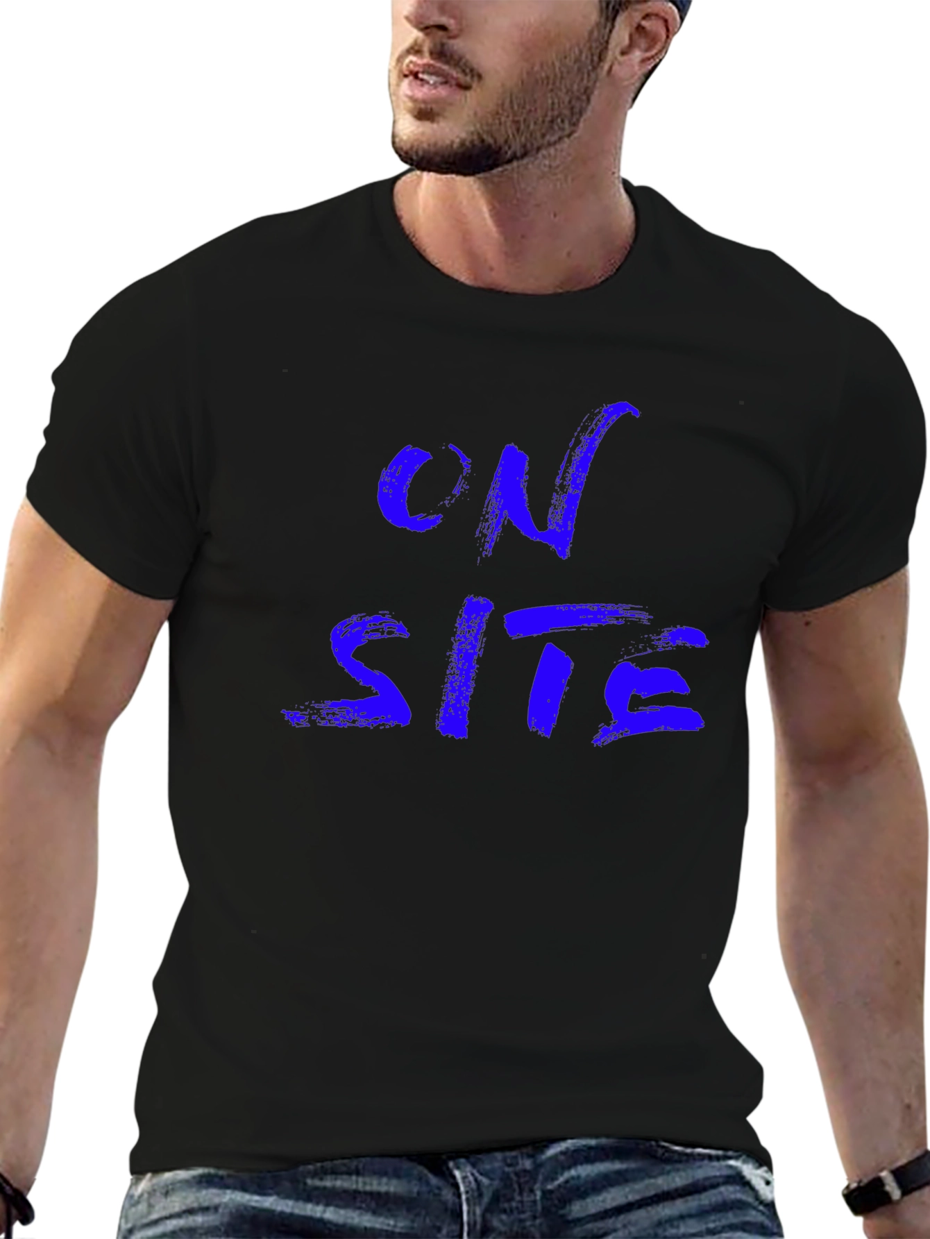 On Site Black Tee Shirt