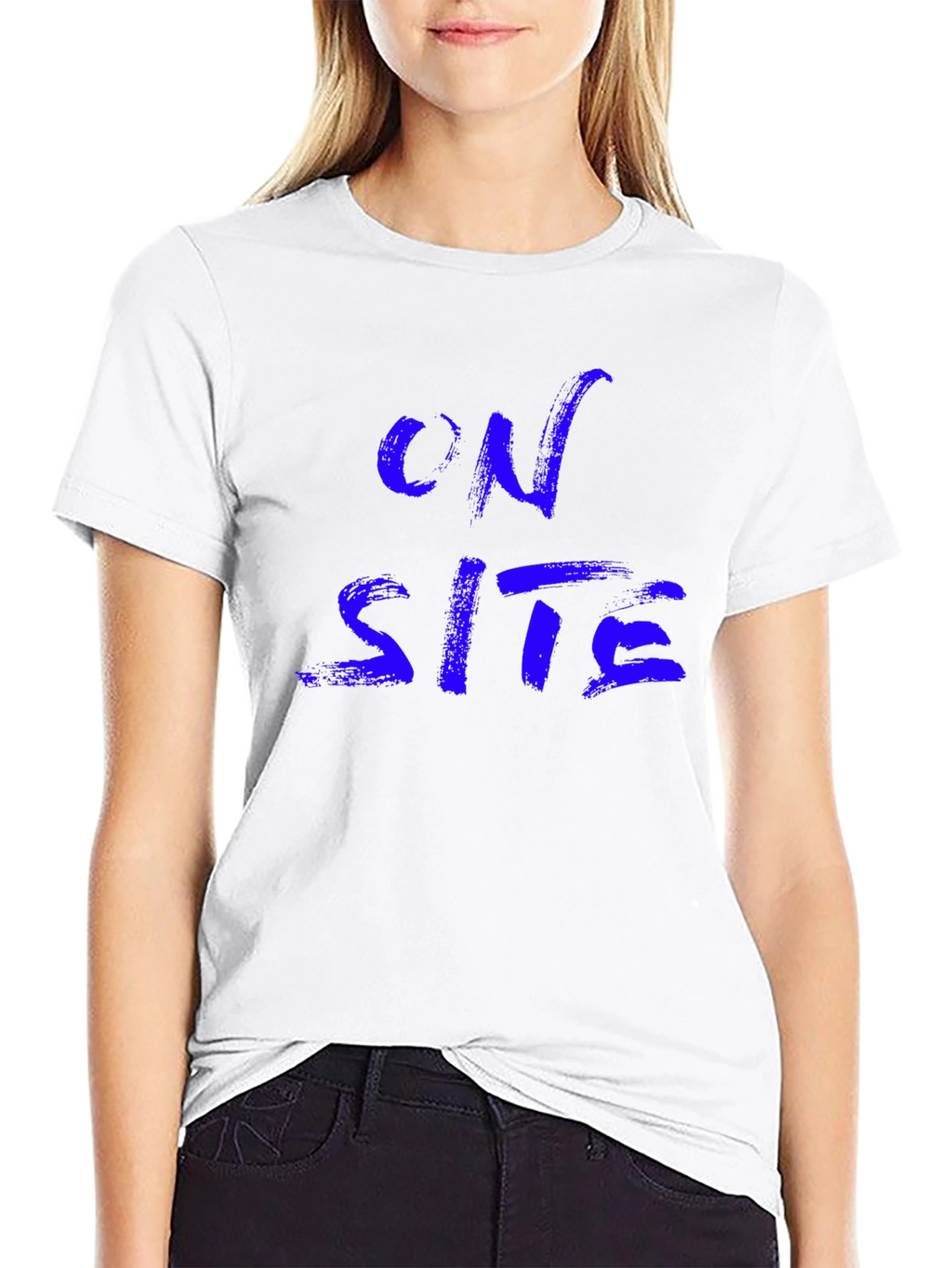 On Site Black Tee Shirt