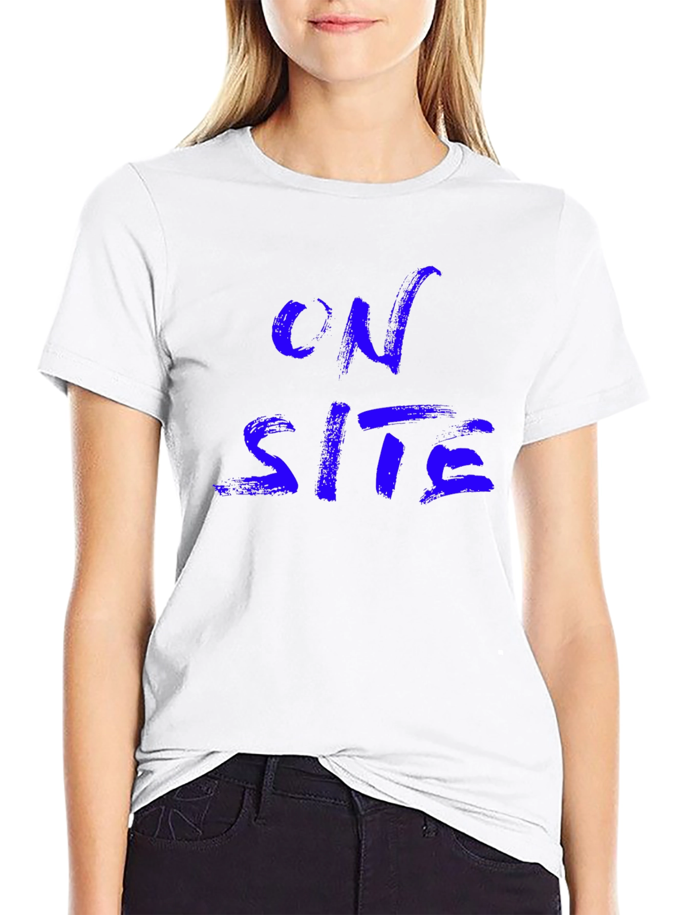 On Site Black Tee Shirt
