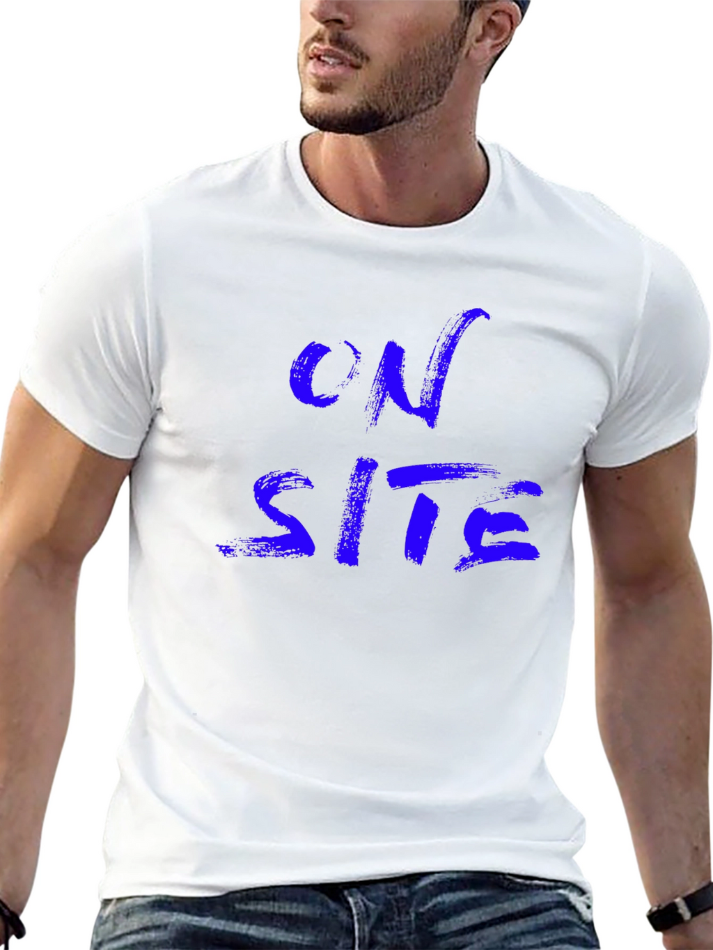 On Site Black Tee Shirt