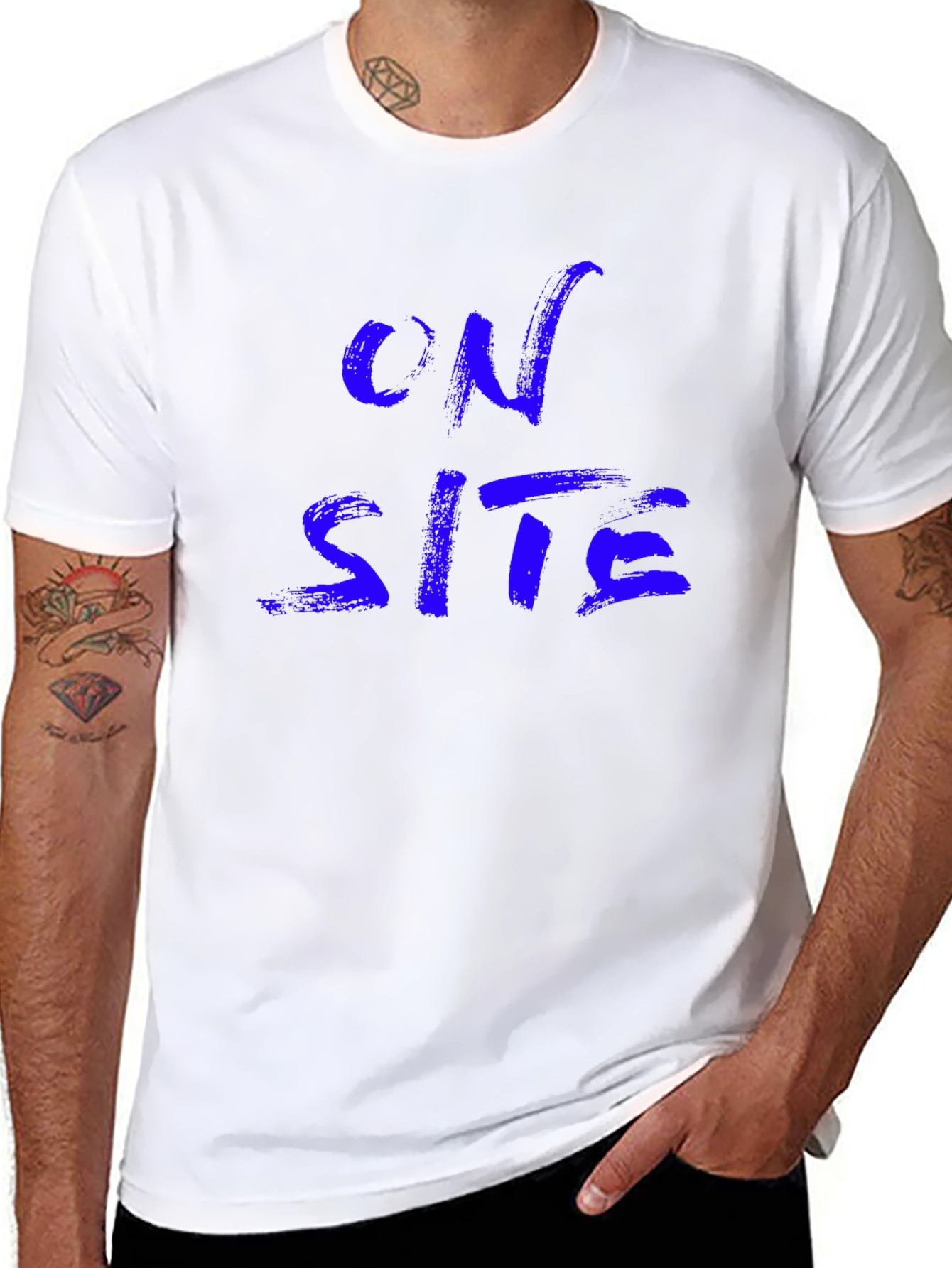 On Site Black Tee Shirt