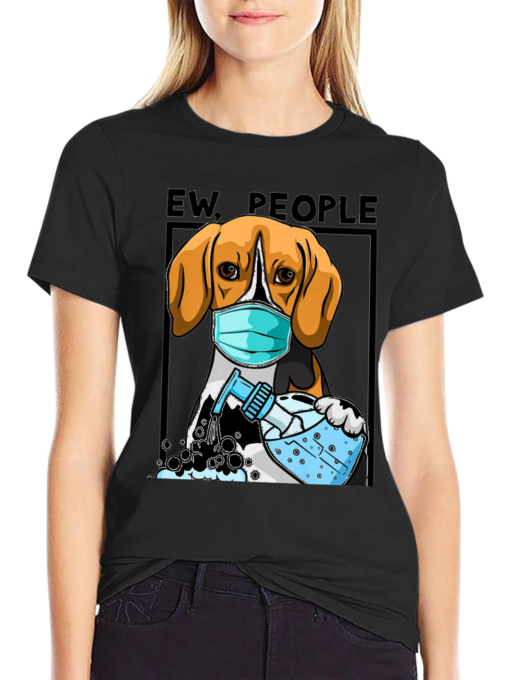 Ew People Beagle Mask T-Shirt