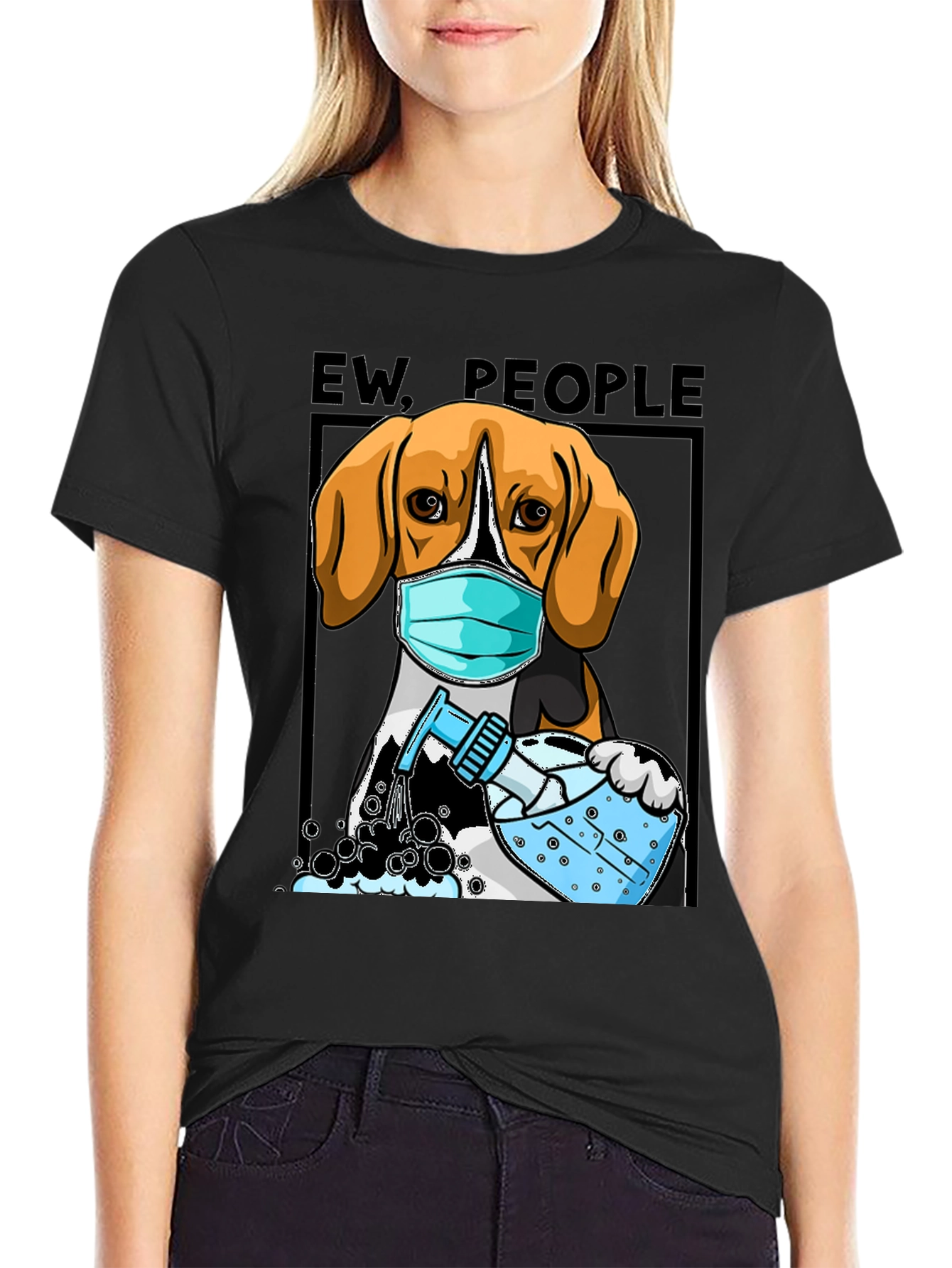Ew People Beagle Mask T-Shirt
