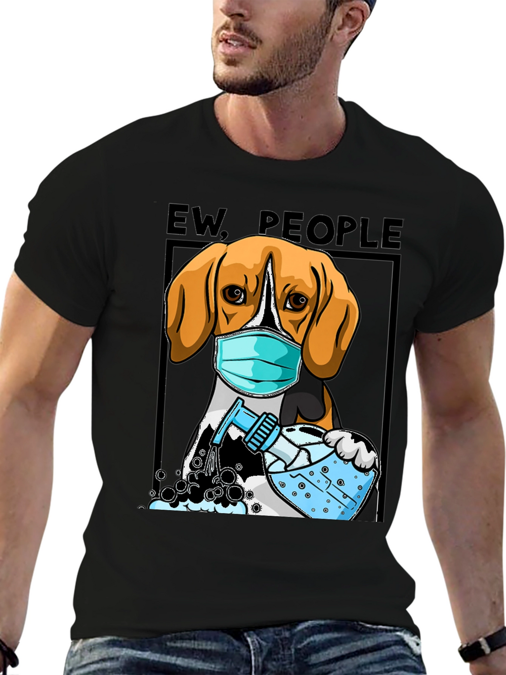 Ew People Beagle Mask T-Shirt
