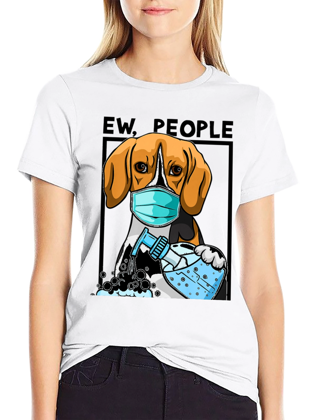 Ew People Beagle Mask T-Shirt