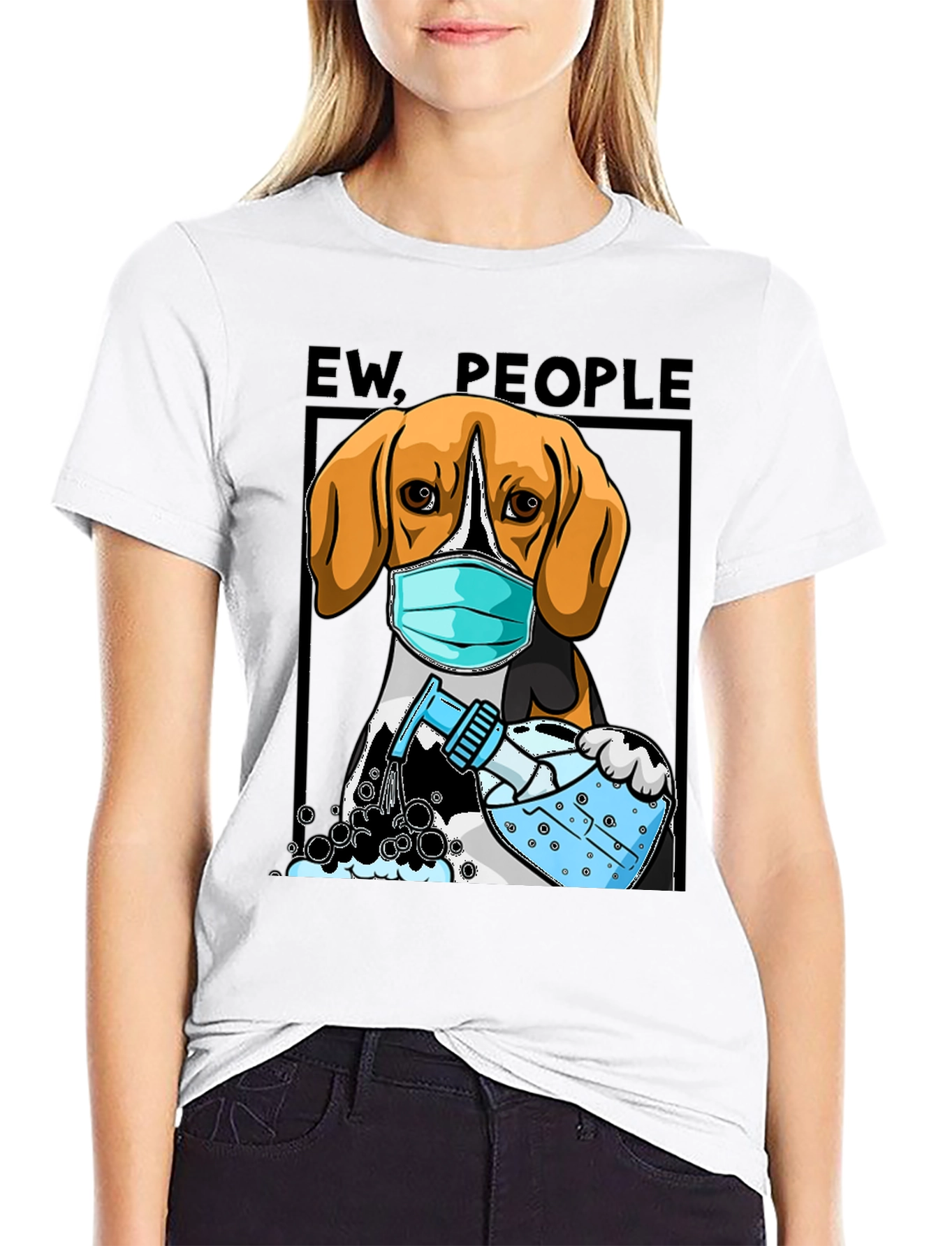 Ew People Beagle Mask T-Shirt
