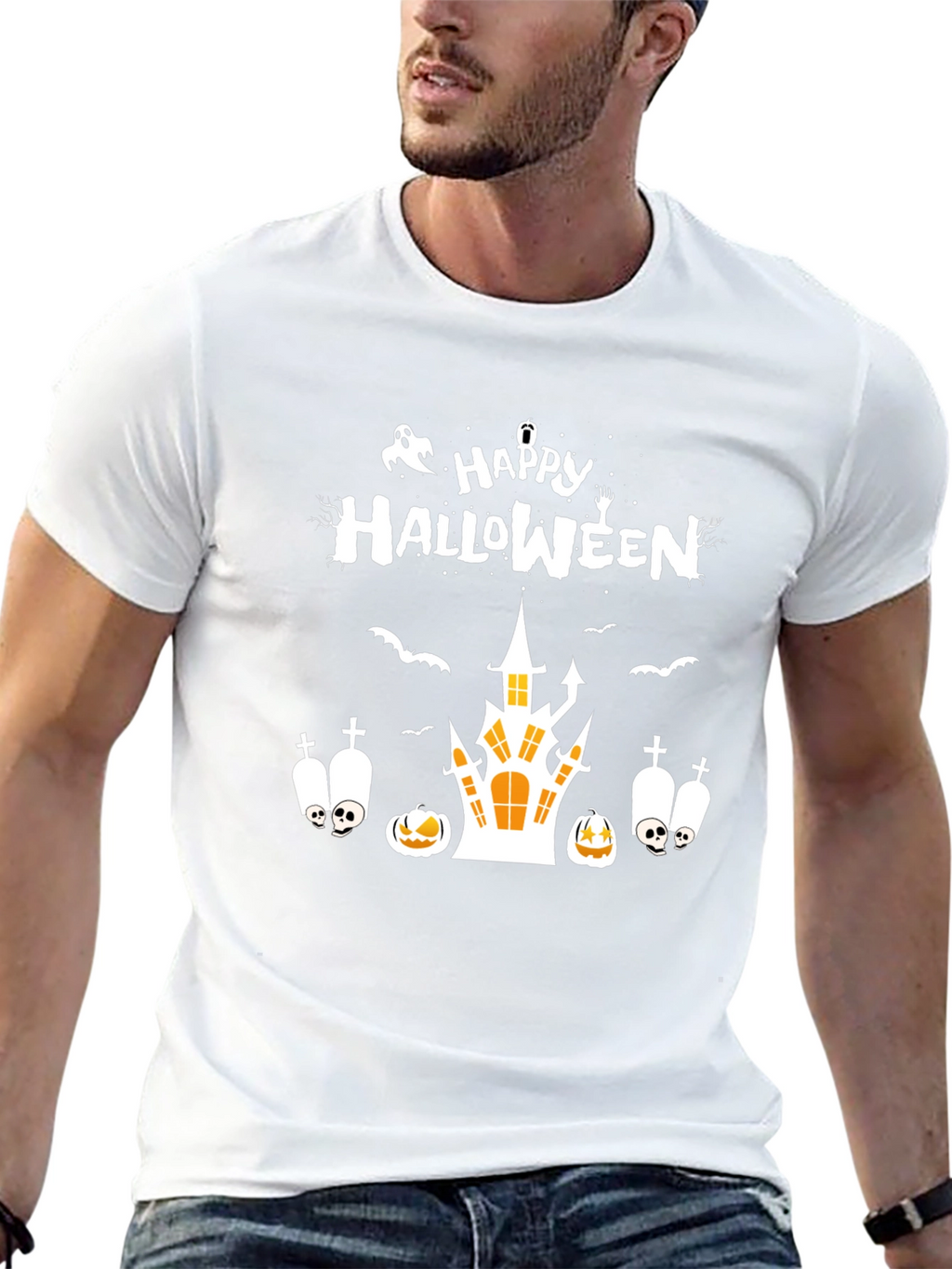Halloween Graphic Tee - Spooky Season Shirt