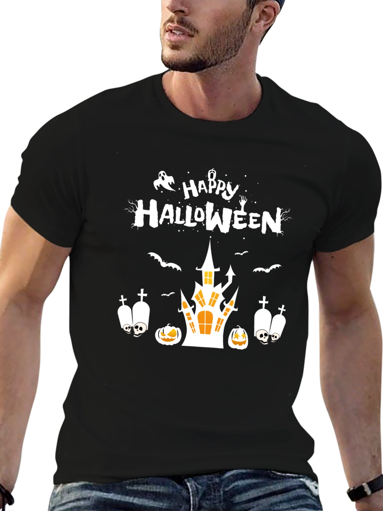 Halloween Graphic Tee - Spooky Season Shirt