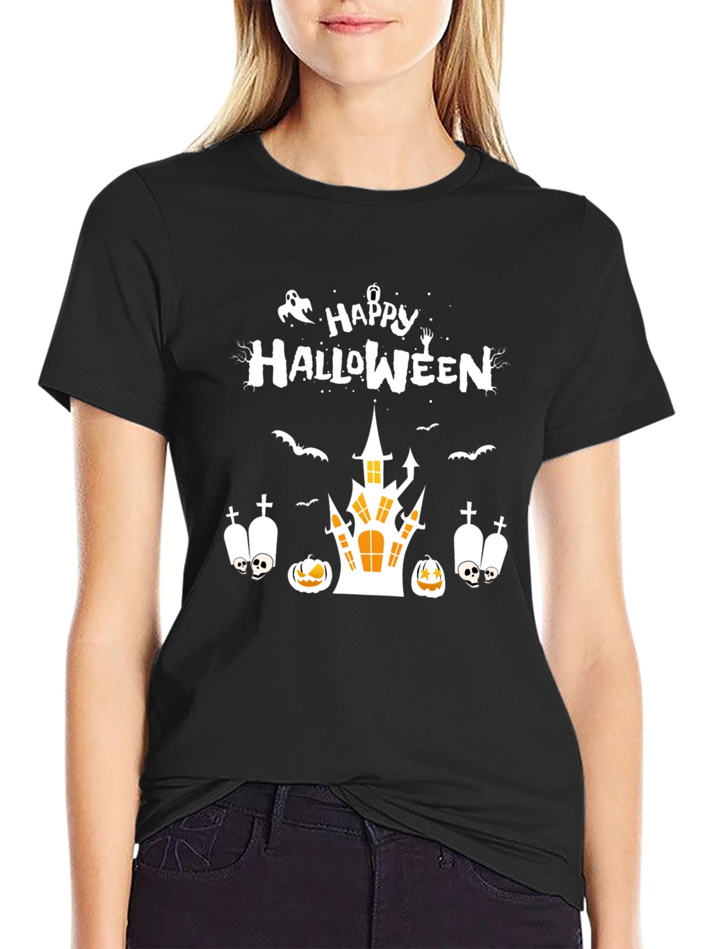 Halloween Graphic Tee - Spooky Season Shirt