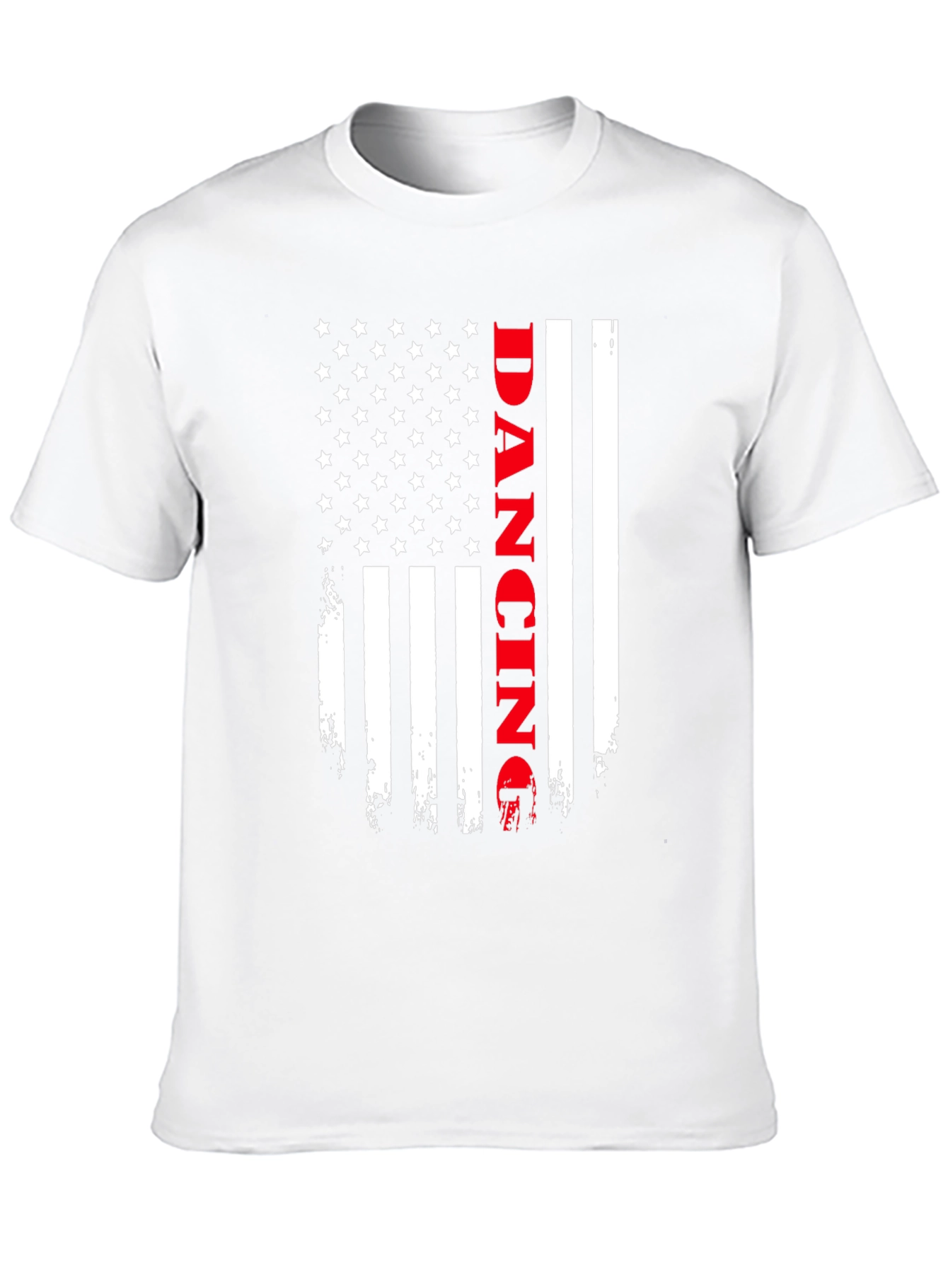 Dancing American Flag Graphic T-Shirt