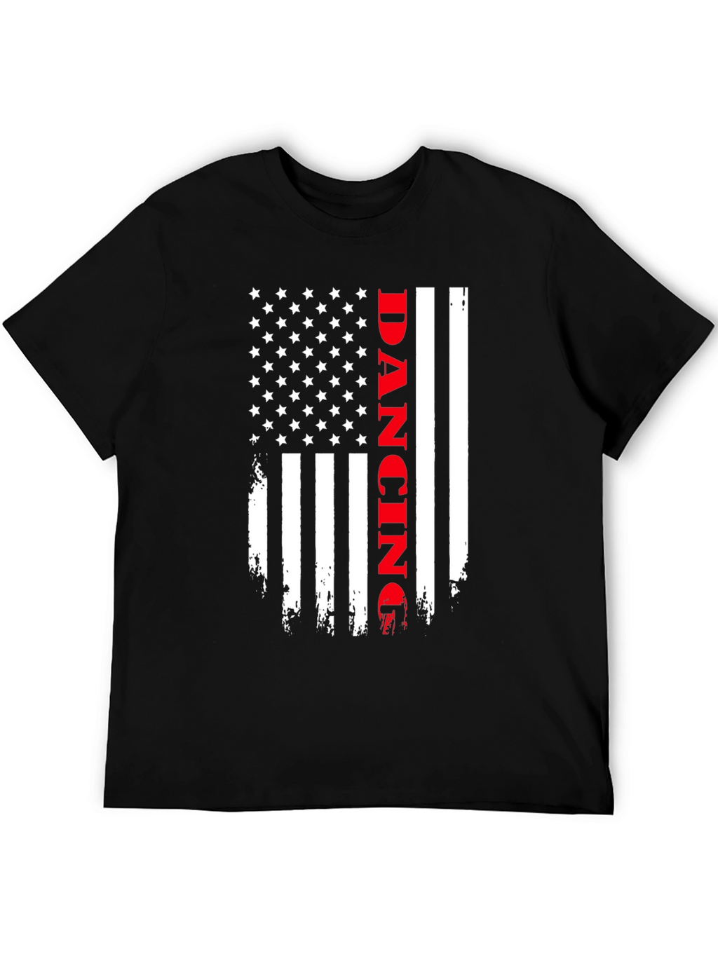 Dancing American Flag Graphic T-Shirt