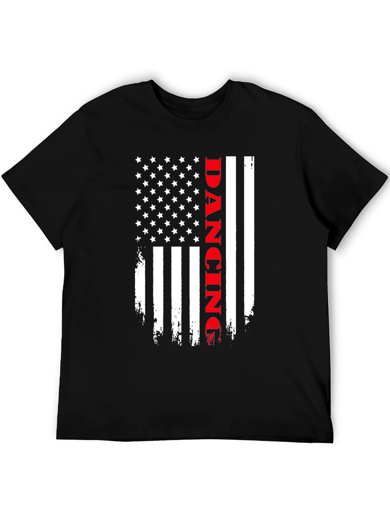Dancing American Flag Graphic T-Shirt