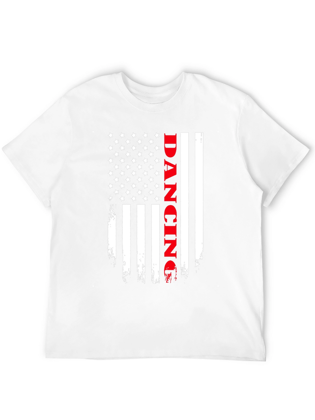 Dancing American Flag Graphic T-Shirt
