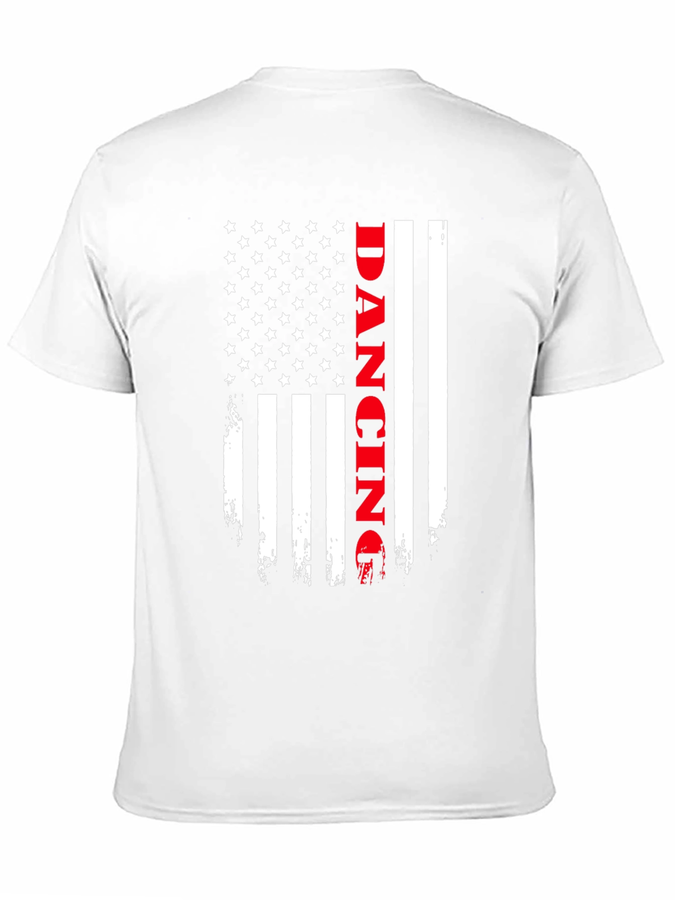 Dancing American Flag Graphic T-Shirt