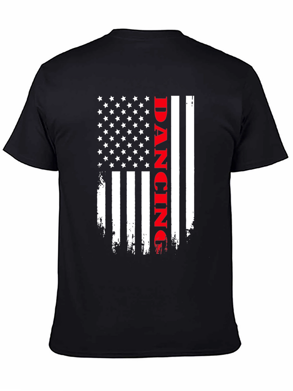 Dancing American Flag Graphic T-Shirt