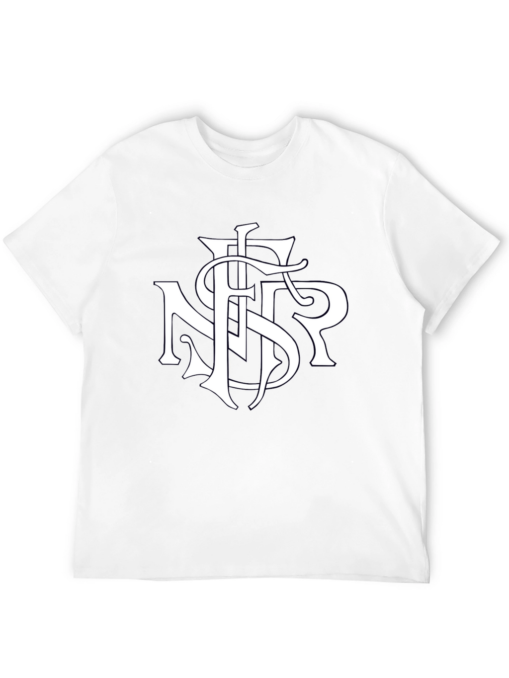 Monogrammed T-Shirt - Stylish Initial Tee