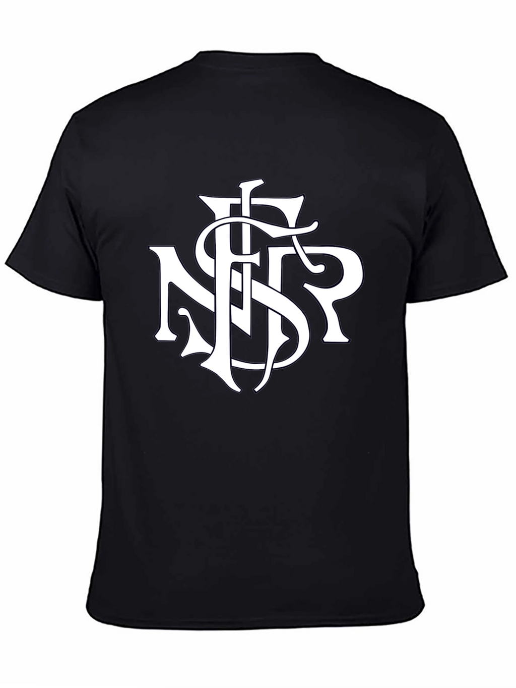 Monogrammed T-Shirt - Stylish Initial Tee
