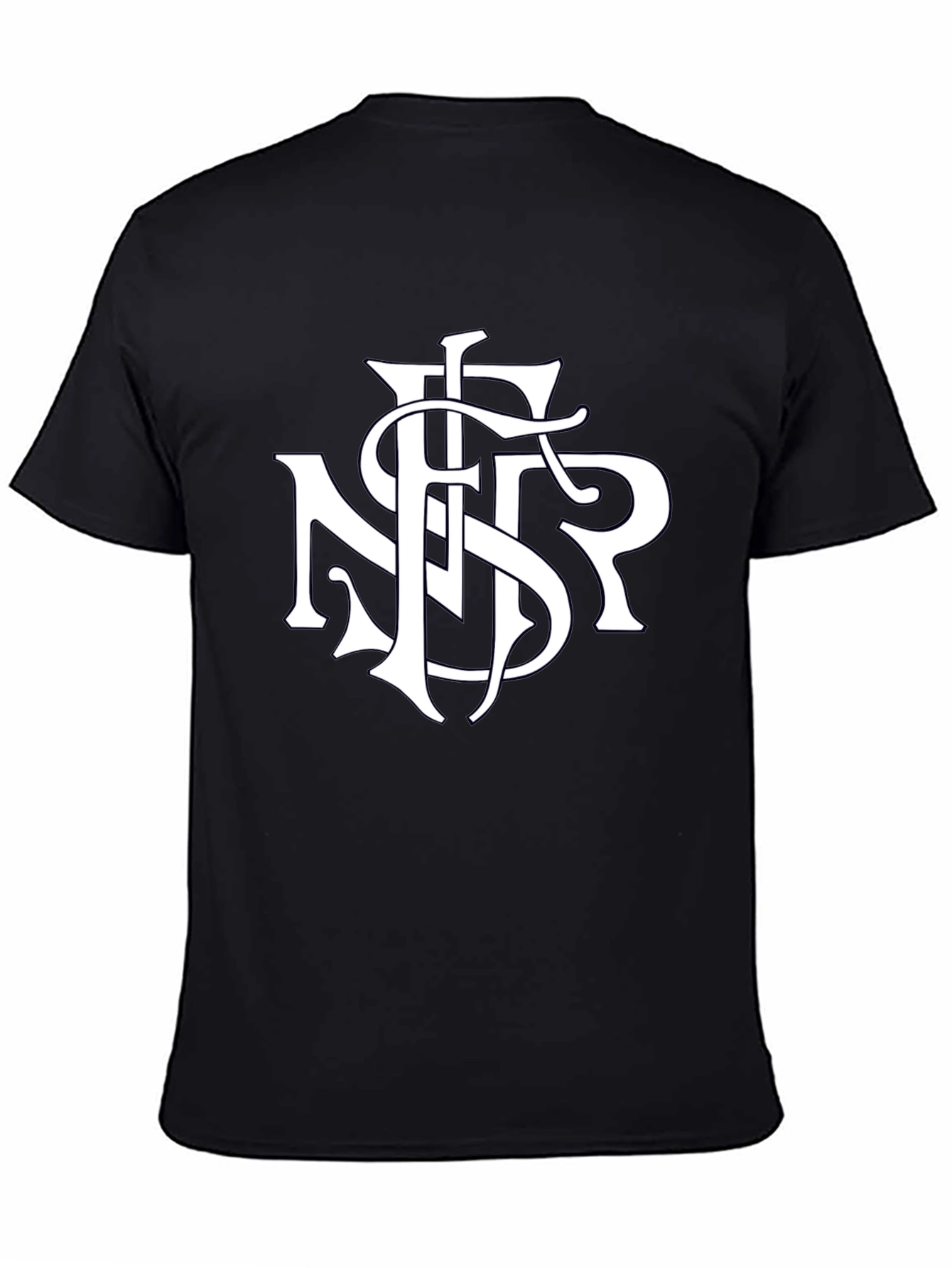 Monogrammed T-Shirt - Stylish Initial Tee