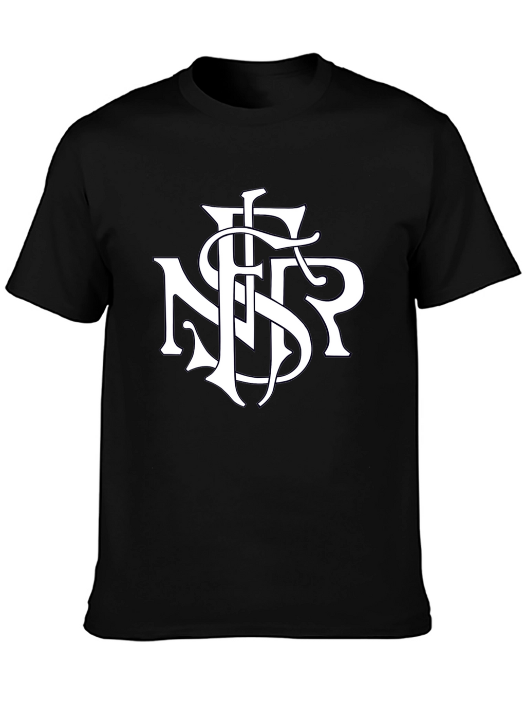Monogrammed T-Shirt - Stylish Initial Tee