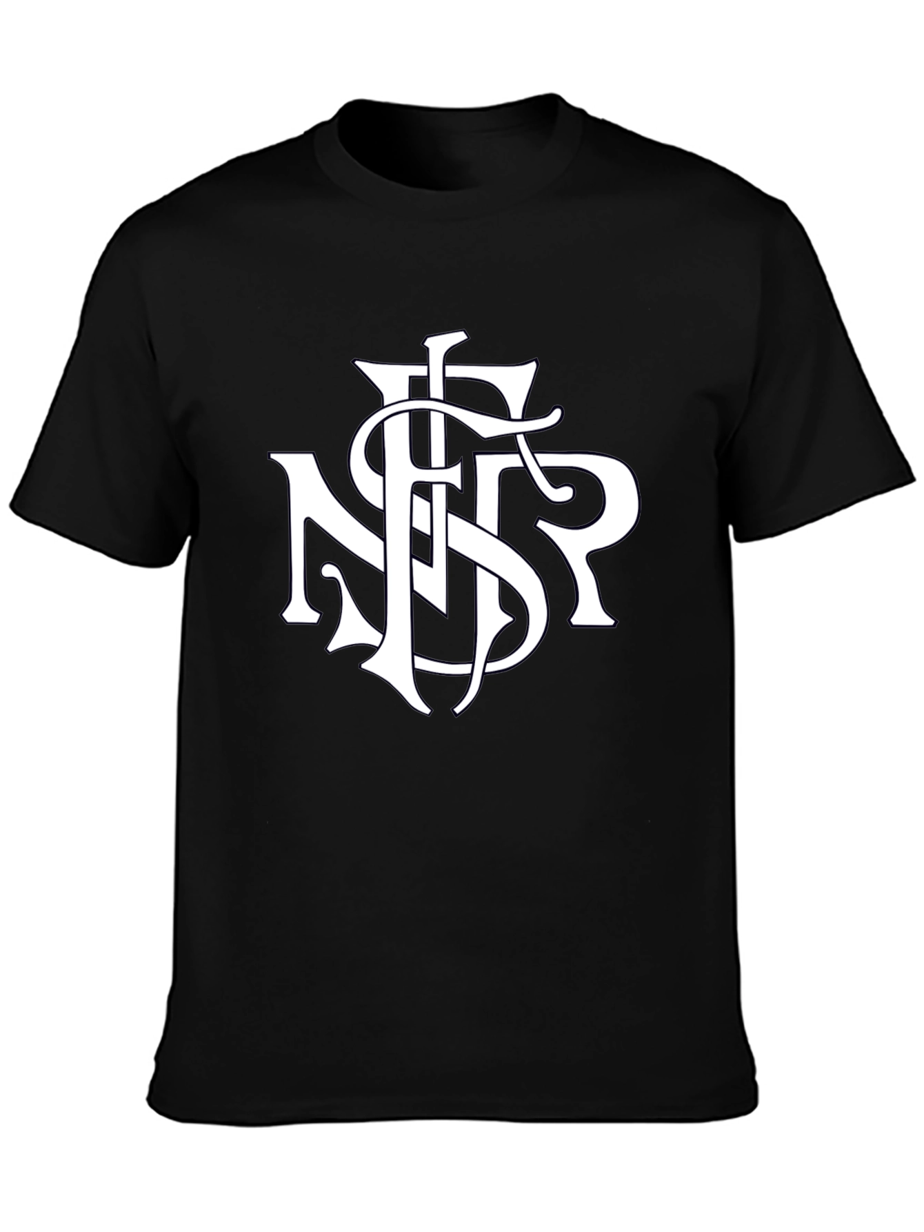Monogrammed T-Shirt - Stylish Initial Tee