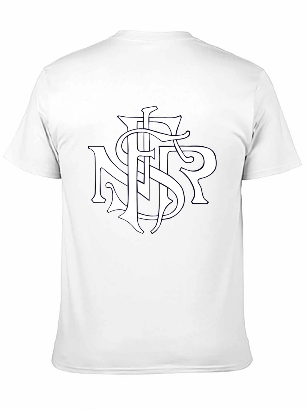 Monogrammed T-Shirt - Stylish Initial Tee