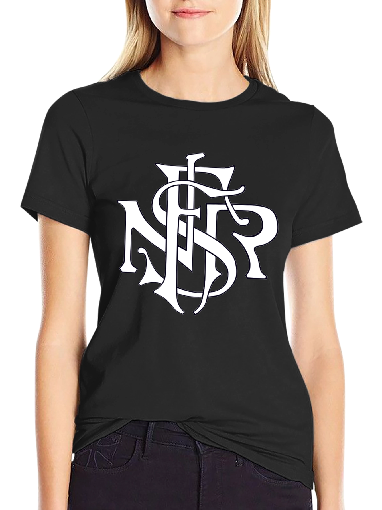 Monogrammed T-Shirt - Stylish Initial Tee