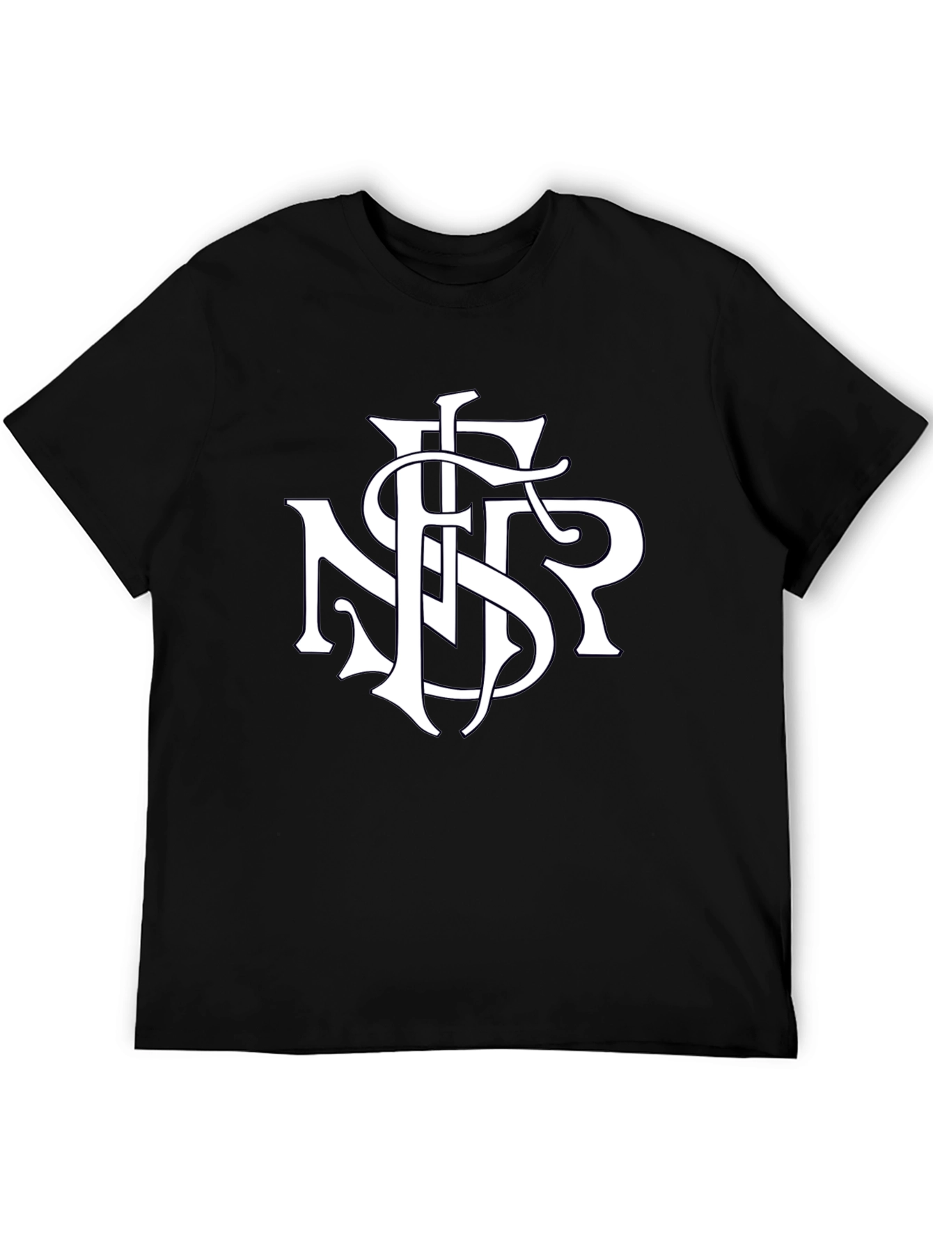 Monogrammed T-Shirt - Stylish Initial Tee
