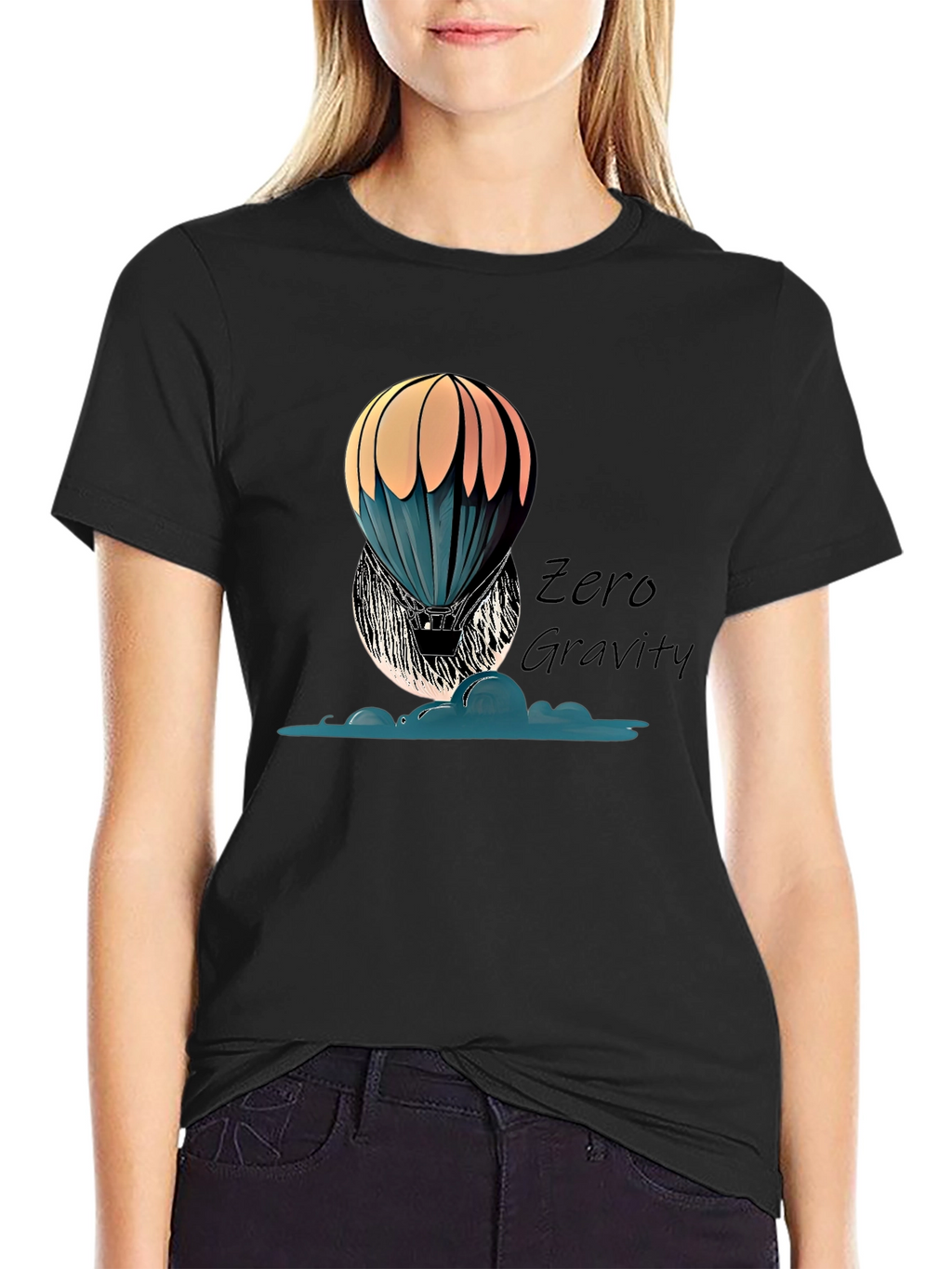 Zero Gravity Hot Air Balloon Graphic Tee