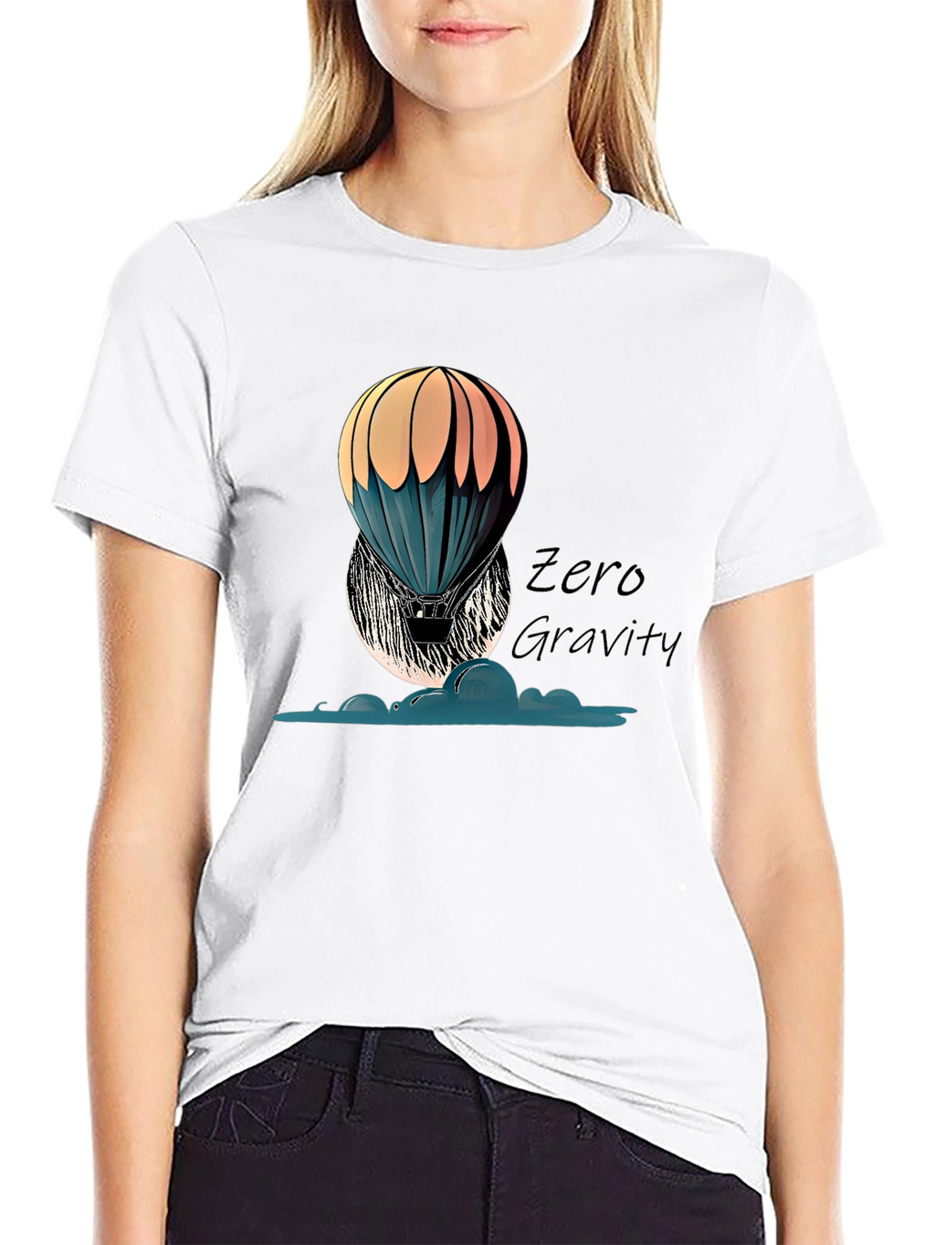 Zero Gravity Hot Air Balloon Graphic Tee