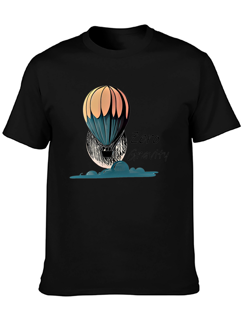 Zero Gravity Hot Air Balloon Graphic Tee