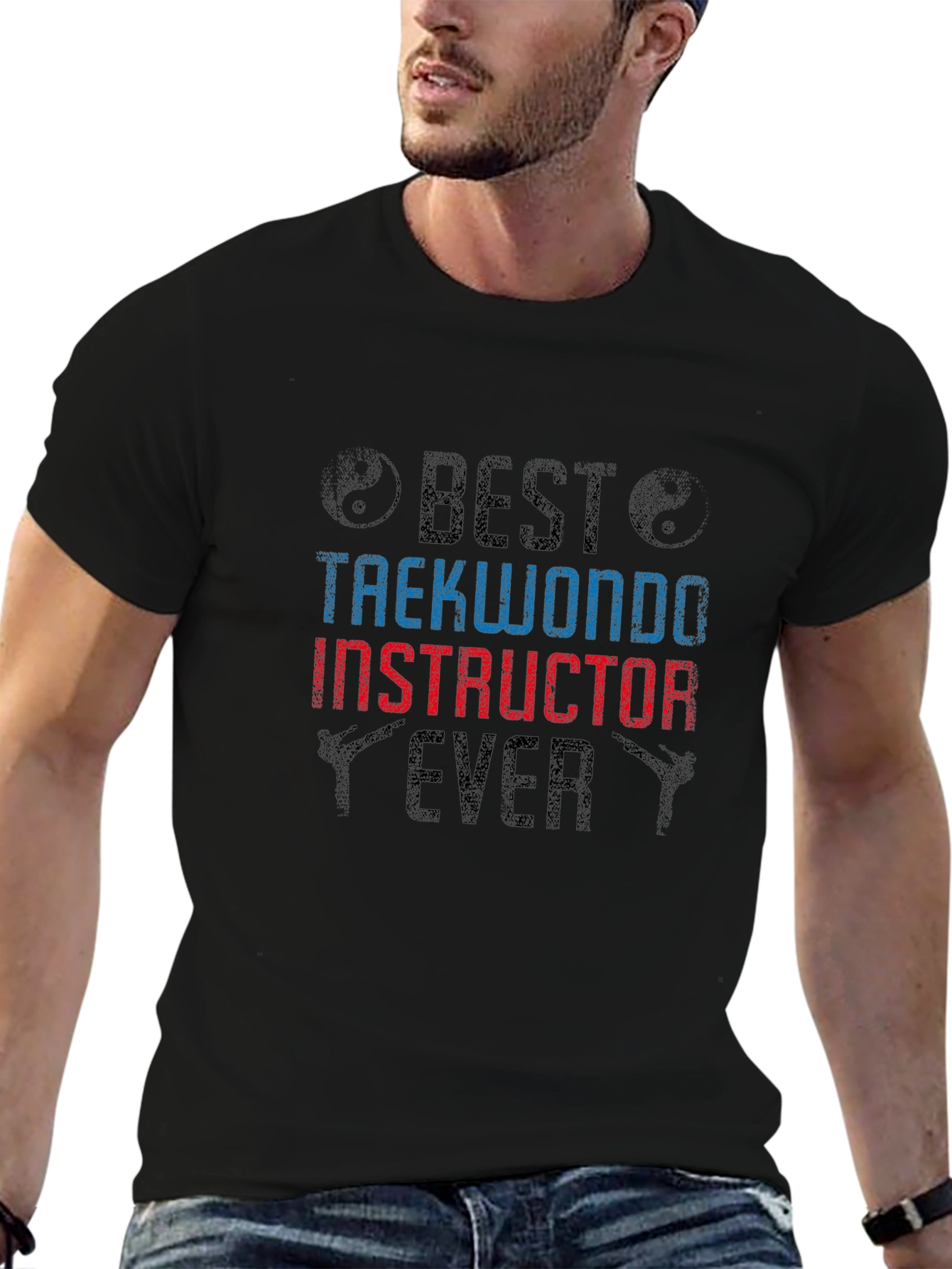 Best Taekwondo Instructor Ever Black T-Shirt