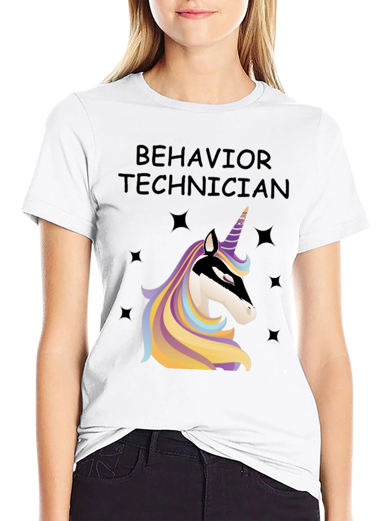 Behavior Technician Unicorn Graphic Tee