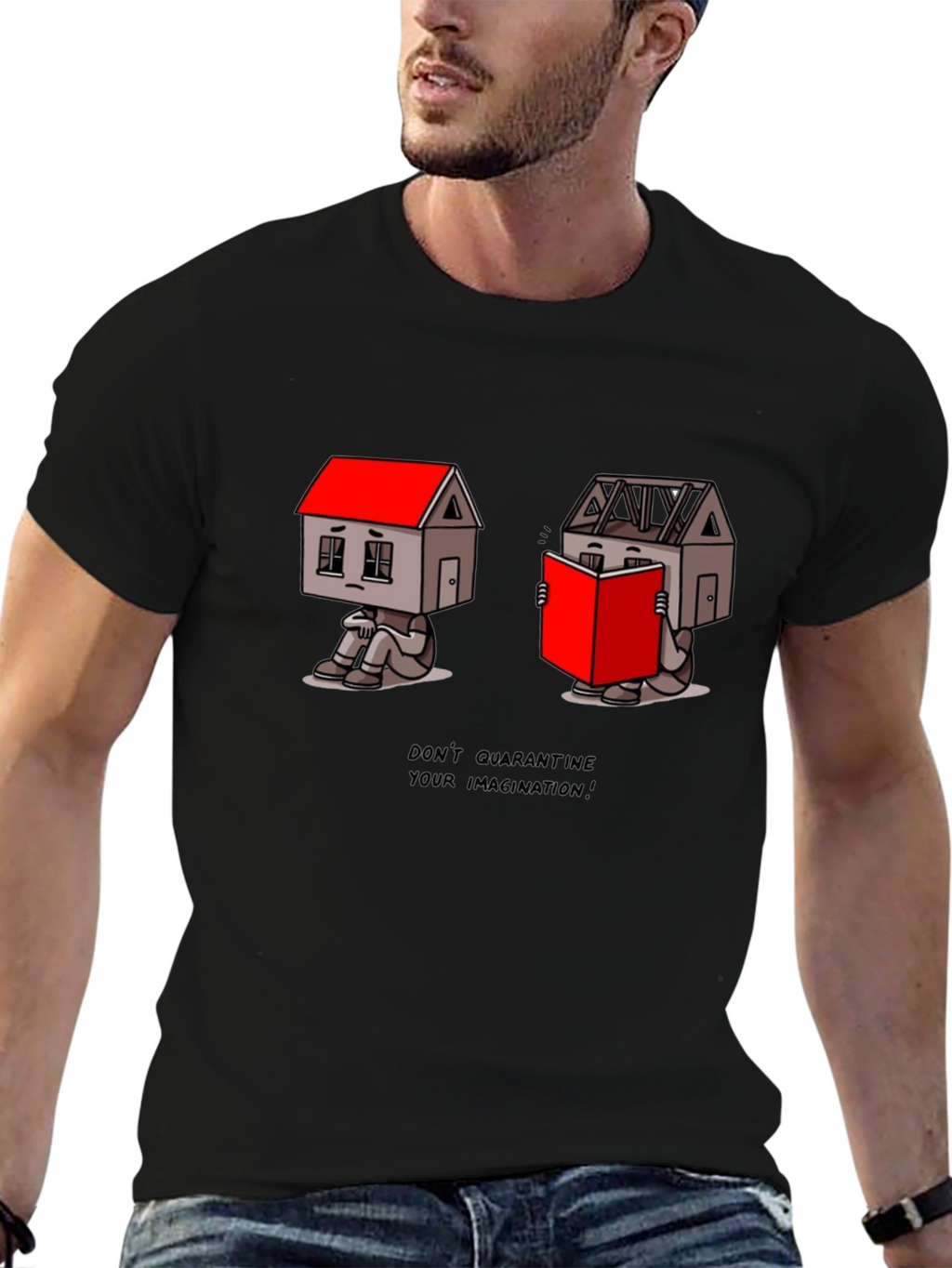 Imaginative Graphic Print T-Shirt