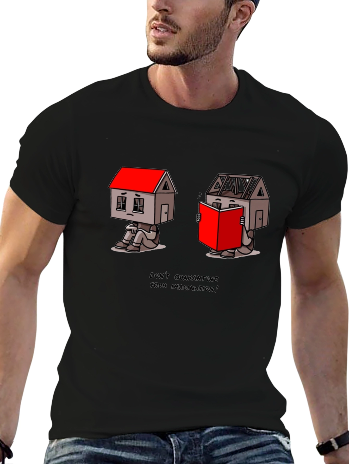 Imaginative Graphic Print T-Shirt